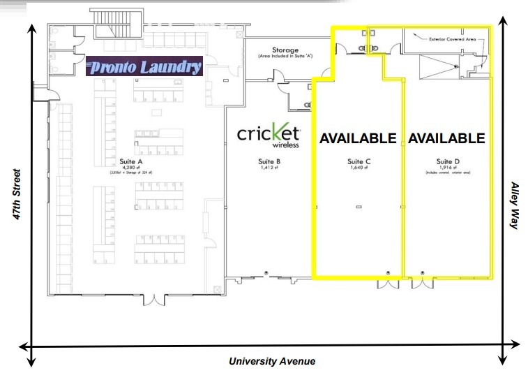 4679 University Ave, San Diego, CA for lease Site Plan- Image 1 of 1