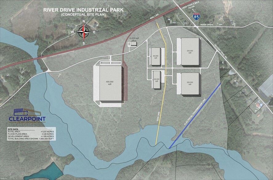 River Drive and Victory Trail Road, Gaffney, SC for sale - Site Plan - Image 2 of 2