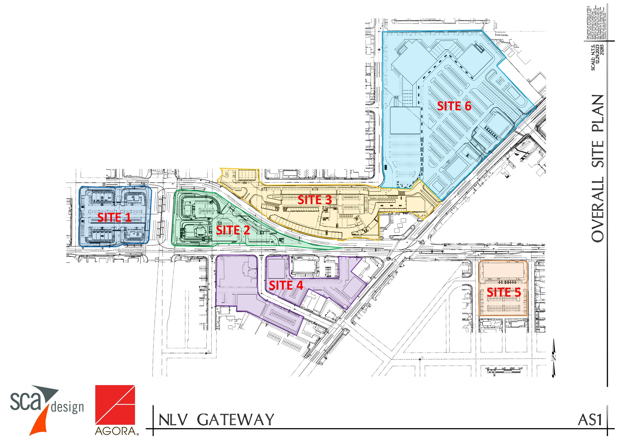 500-508 E Lake Mead Blvd S, North Las Vegas, NV à louer Plan de site- Image 1 de 3