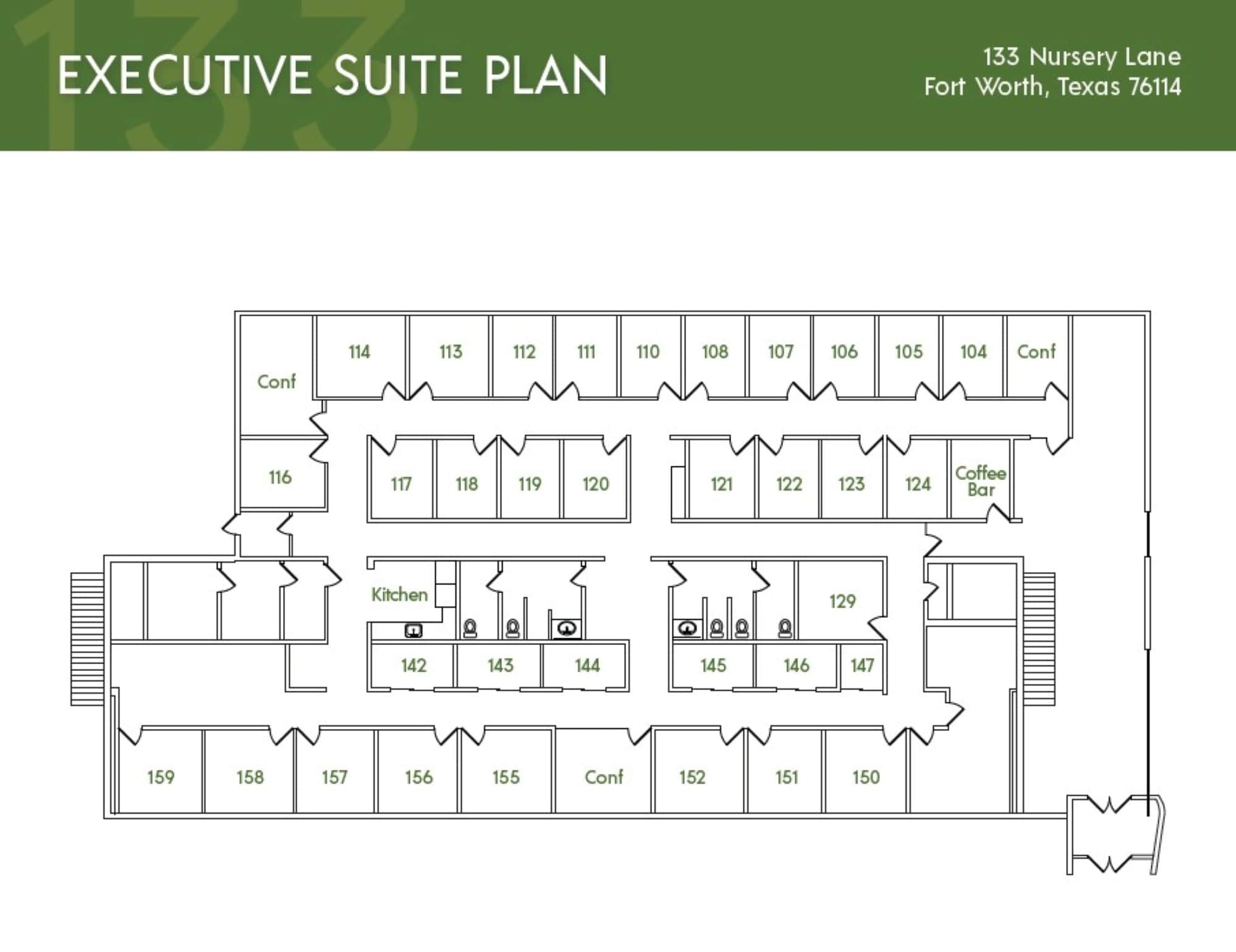 133 Nursery Ln, Fort Worth, TX à louer Plan d’étage- Image 1 de 1