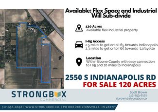 Plus de détails pour 2550 S Indianapolis Rd, Lebanon, IN - Terrain à vendre