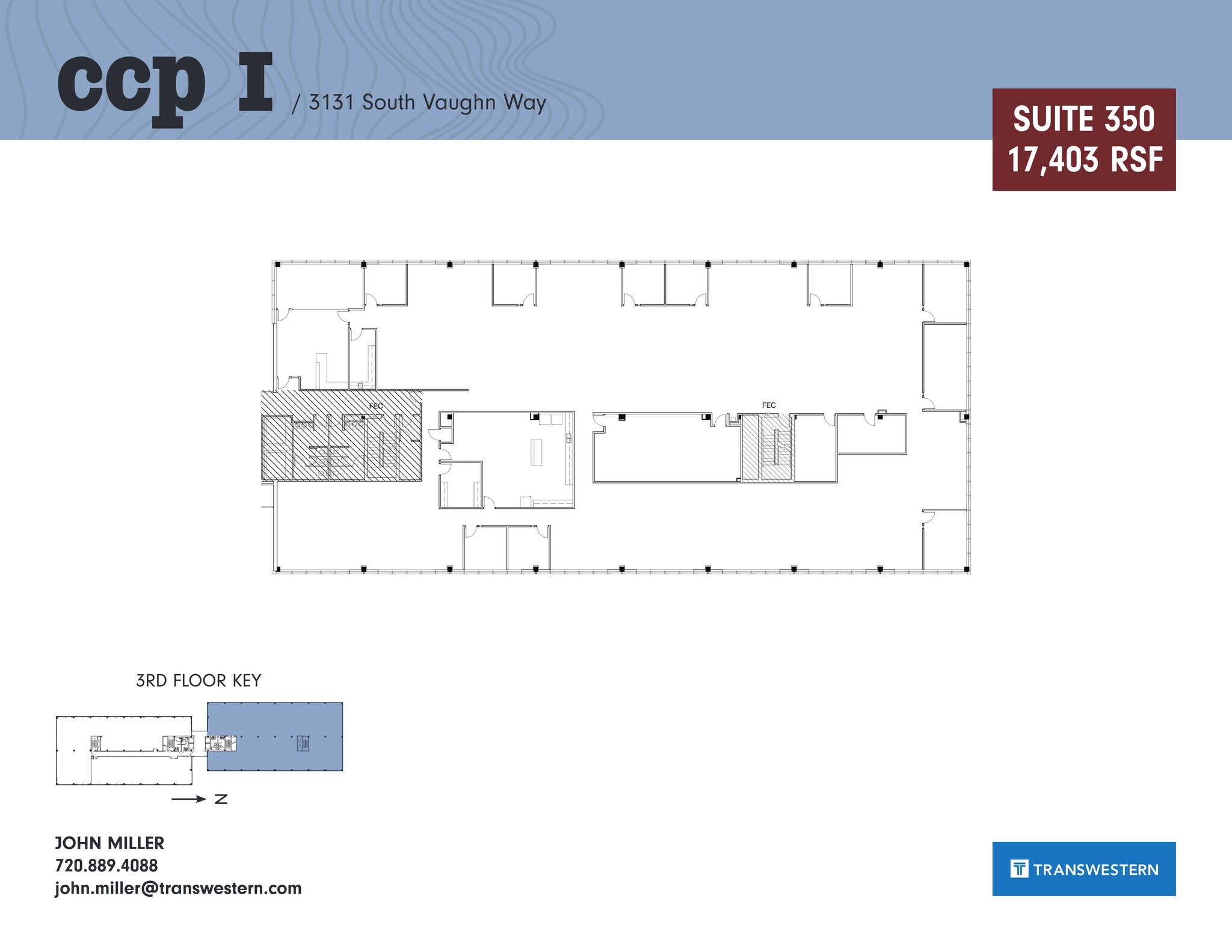 3131 S Vaughn Way, Aurora, CO for lease Site Plan- Image 1 of 2