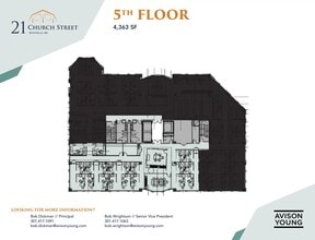 21 Church St, Rockville, MD for lease Floor Plan- Image 2 of 2