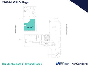 2200 Av Mcgill College, Montréal, QC à louer Plan d  tage- Image 1 de 1