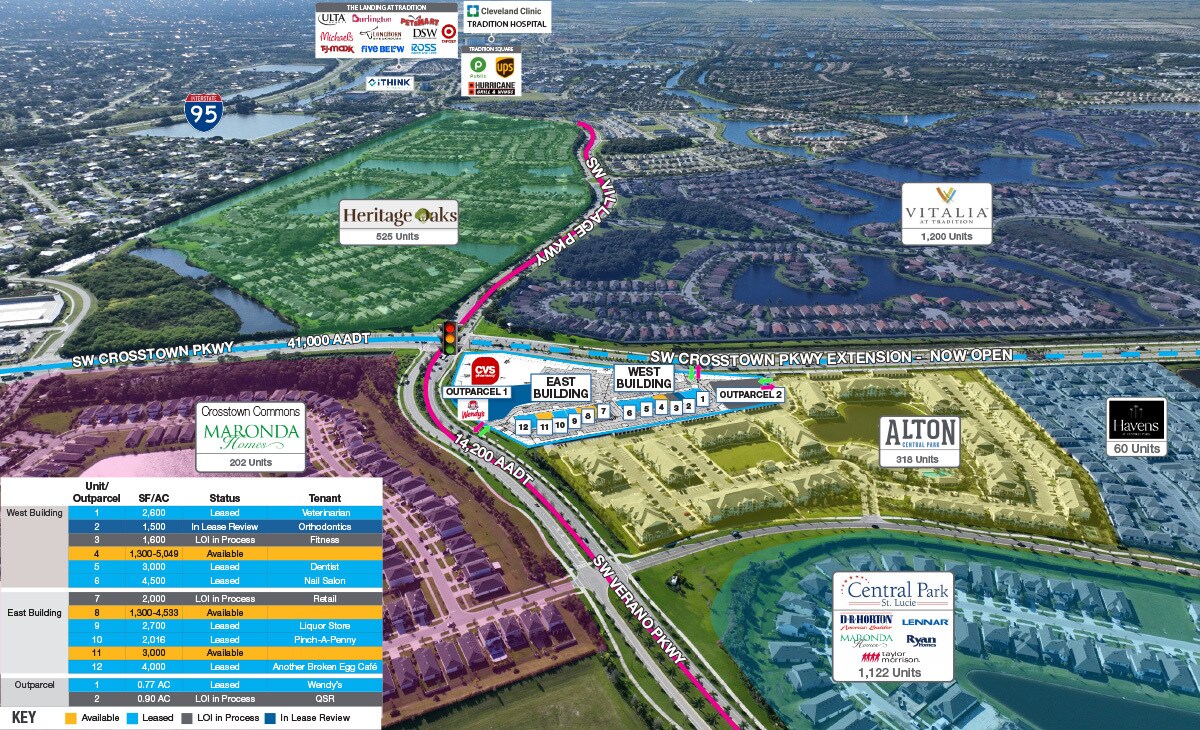 0 Crosstown Pkwy & SW Village Pkwy, Port Saint Lucie, FL à louer Photo principale- Image 1 de 6