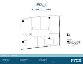 5000 Quorum Dr, Dallas, TX à louer Plan d  tage- Image 1 de 1