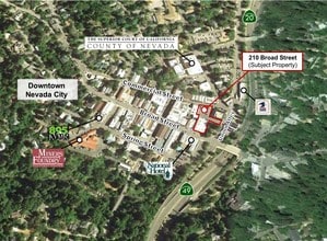210 Broad St, Nevada City, CA - AÉRIEN Vue de la carte - Image1