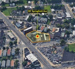 597-605 Springfield Ave, Newark, NJ - Aerial  map view
