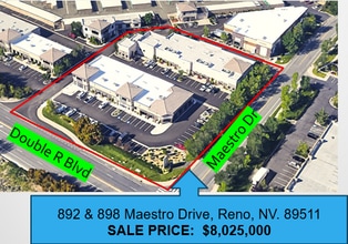 892 Maestro Dr, Reno, NV - AERIAL  map view