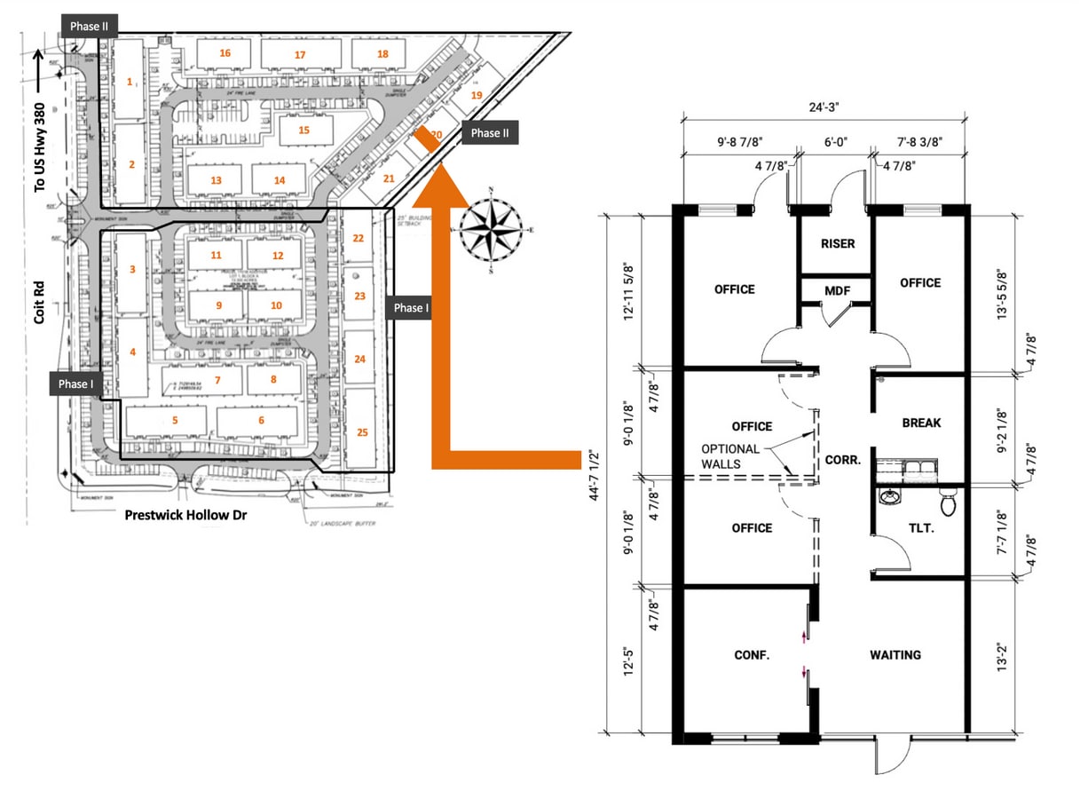 1400 N Coit Rd, McKinney, TX 75071 - Unit 2003 -  - Floor Plan - Image 1 of 8