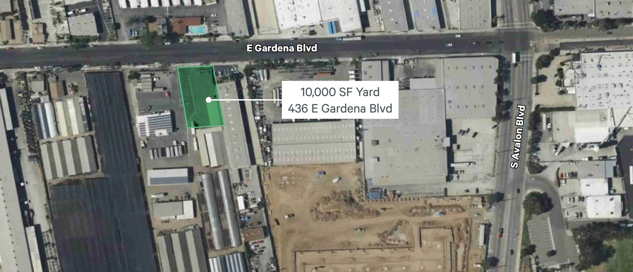 436 Gardena Blvd, Gardena, CA for lease Aerial- Image 1 of 2
