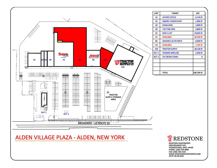 13119 Broadway Ave, Alden, NY for lease - Site Plan - Image 2 of 9