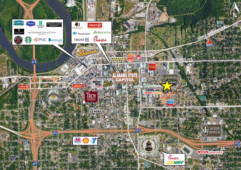 1043 Adams St, Montgomery, AL à vendre - Photo du bâtiment - Image 2 de 5