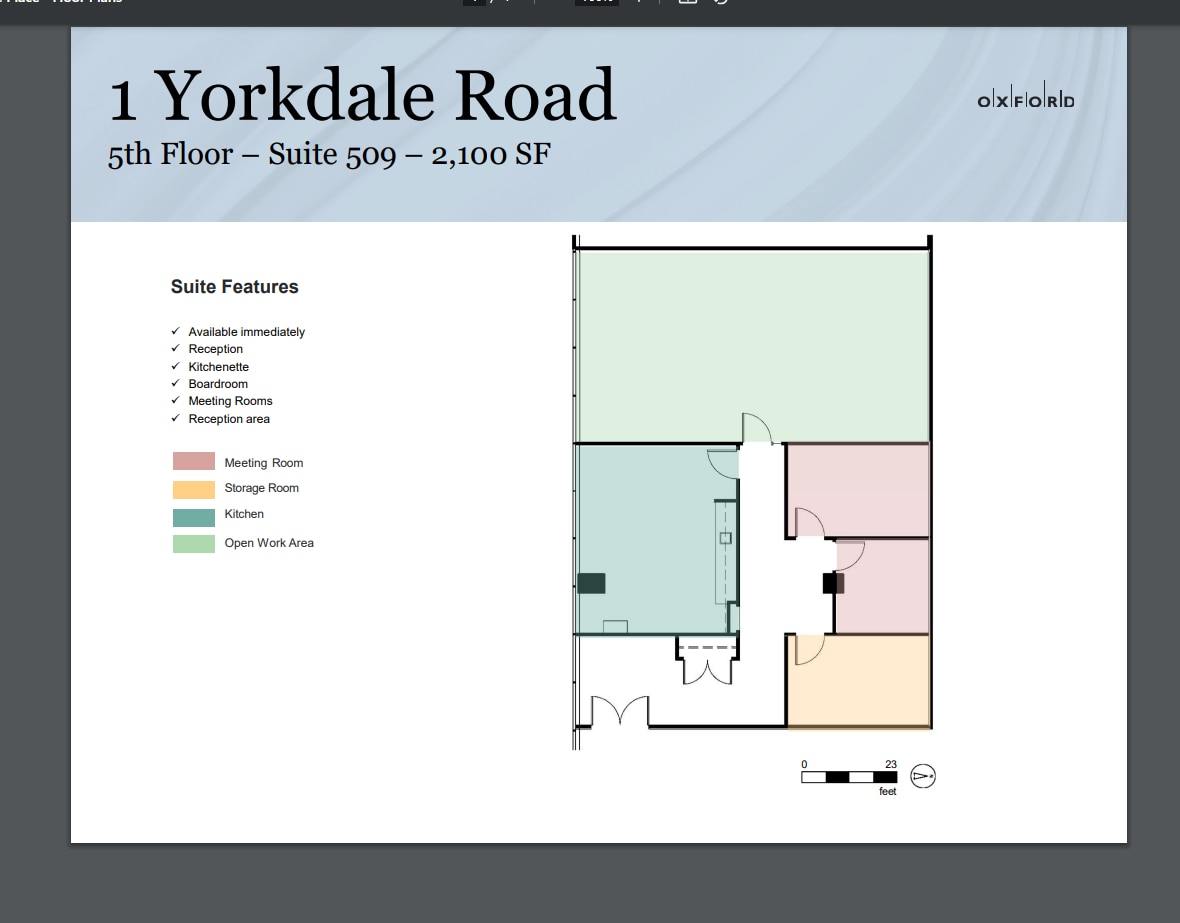 1 Yorkdale Rd, Toronto, ON for lease Floor Plan- Image 1 of 1