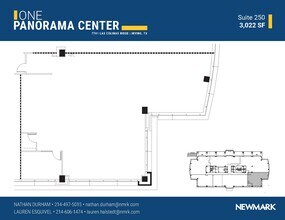 7701 Las Colinas Rdg, Irving, TX for lease Floor Plan- Image 1 of 1