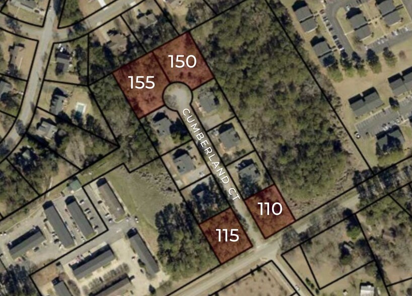 4-Lot RM-1 Land Portfolio portfolio of 1 properties for sale on LoopNet.ca - Aerial - Image 1 of 3