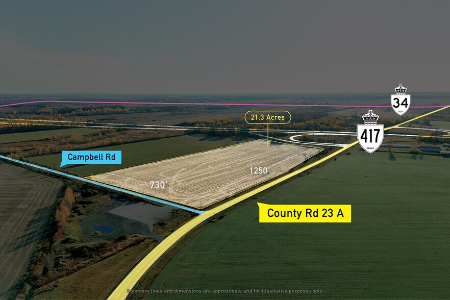 00 County Road 23A, Dunvegan, ON à vendre - Photo du bâtiment - Image 2 de 7