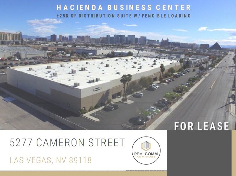 5277 Cameron St, Las Vegas, NV à vendre - Photo du bâtiment - Image 1 de 1