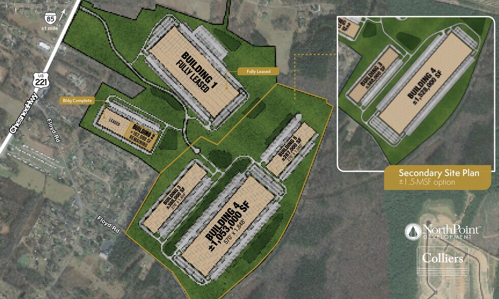 2116 Chesnee Hwy, Spartanburg, SC à louer - Photo du bâtiment - Image 2 de 7