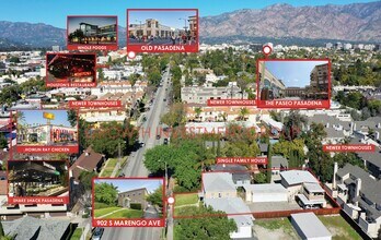 902-906 S Marengo Ave, Pasadena, CA - Aerial  map view - Image1