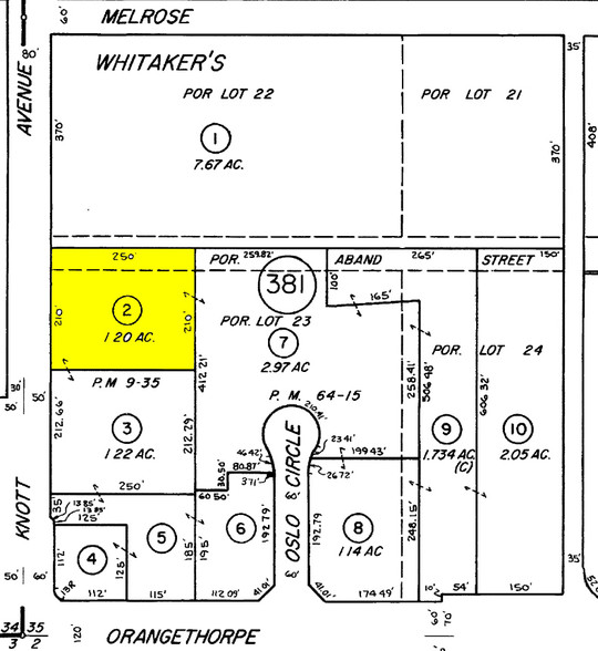 6900 Knott Ave, Buena Park, CA à louer - Plan cadastral - Image 2 de 6