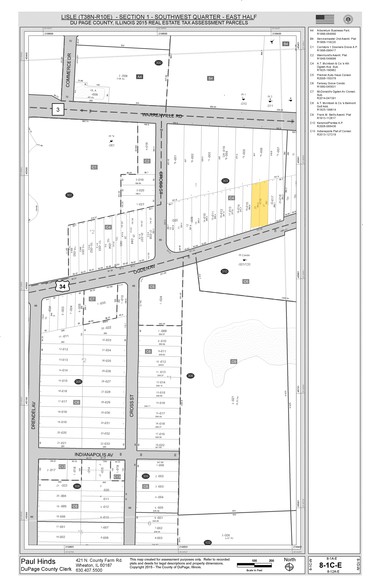 2410 Ogden Ave, Downers Grove, IL à louer - Plan cadastral - Image 2 de 2