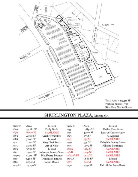 1765 Shurling Dr, Macon-Bibb, GA à louer - Photo du bâtiment - Image 2 de 5