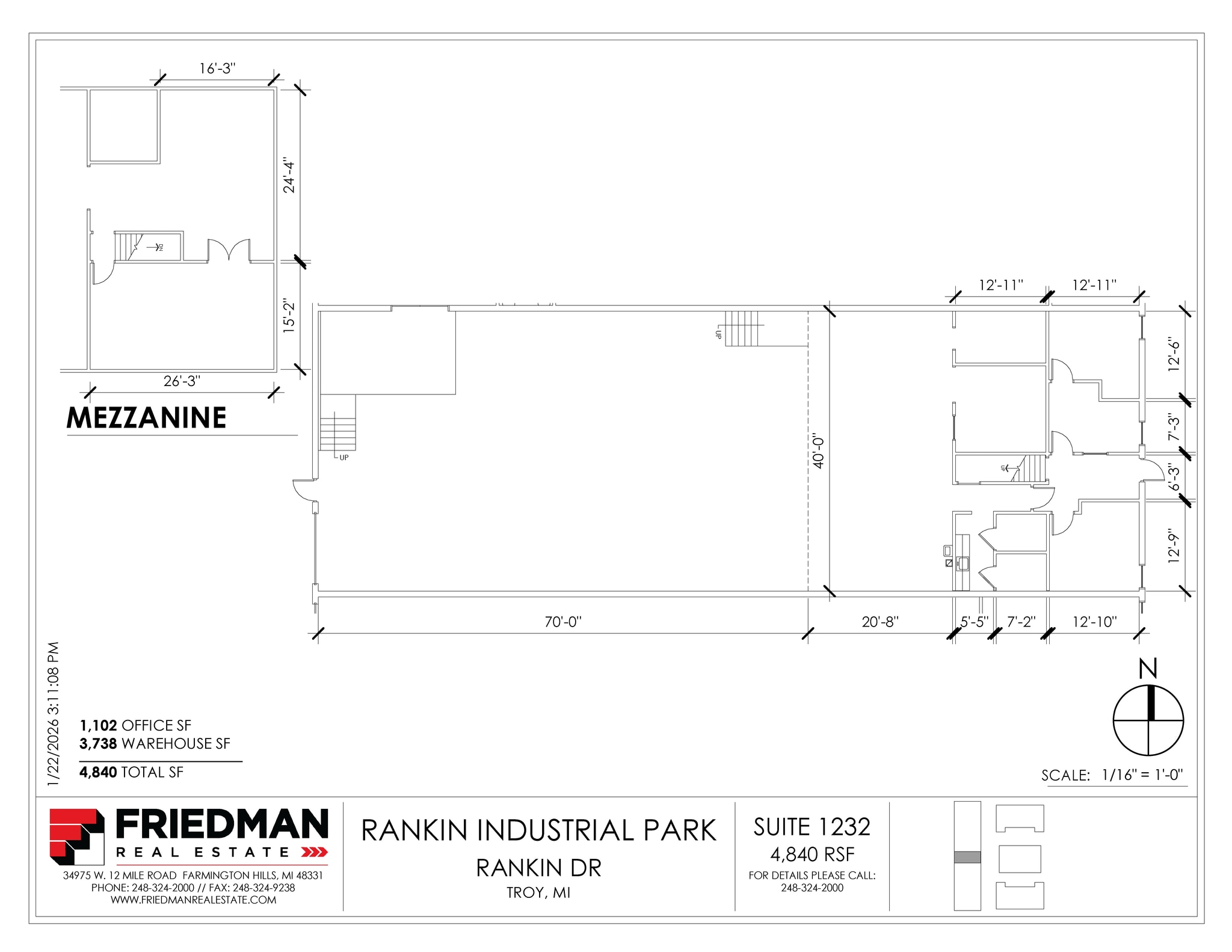 1270 Rankin St, Troy, MI for lease Interior Photo- Image 1 of 2
