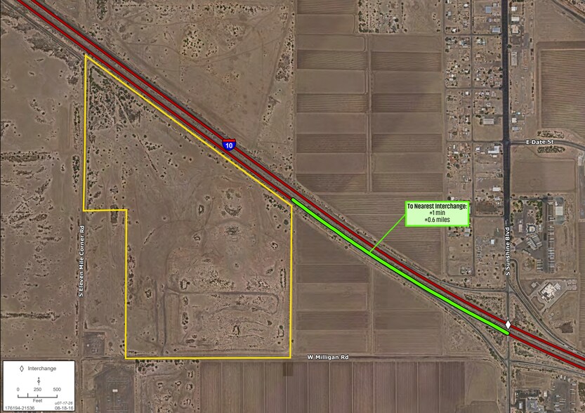 Interstate 10 and Eleven Mile Corner Road, Eloy, AZ for sale - Building Photo - Image 2 of 3
