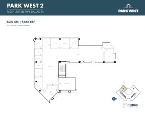 1501-1507 Lyndon B Johnson Fwy, Dallas, TX à louer Plan d’étage- Image 1 de 2