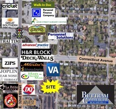 2011 E 32nd St, Joplin, MO - AERIAL  map view