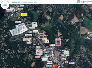 49 S Main St, Middleton, MA - AÉRIEN Vue de la carte
