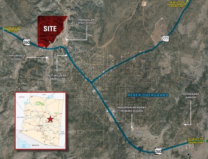 2811 White Cliff Dr, Heber, AZ à vendre - Aérien - Image 2 de 6