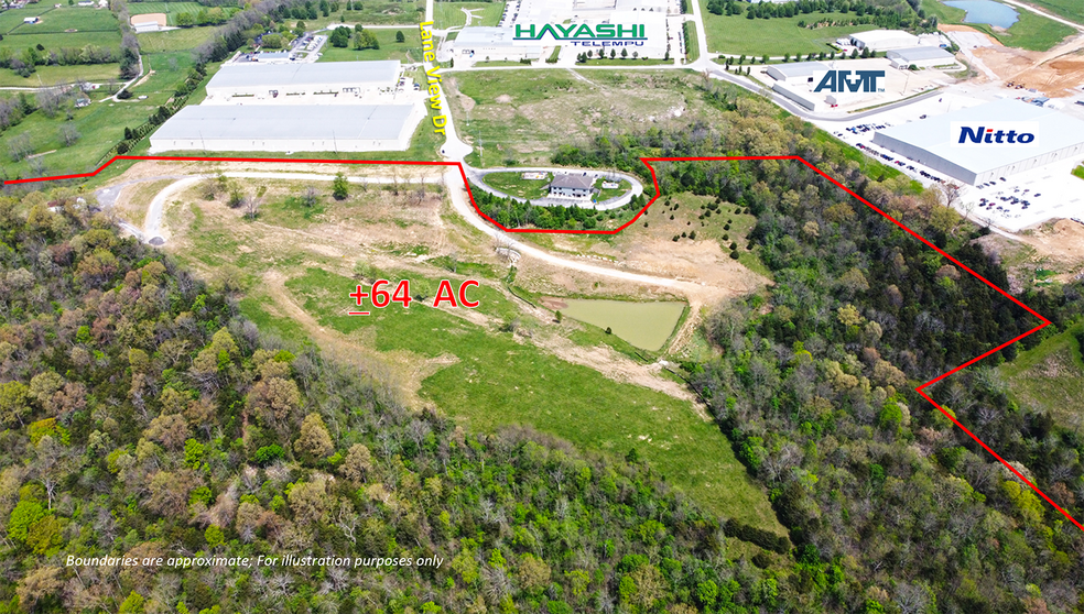 0 Lane View Dr, Frankfort, KY for sale - Aerial - Image 3 of 7