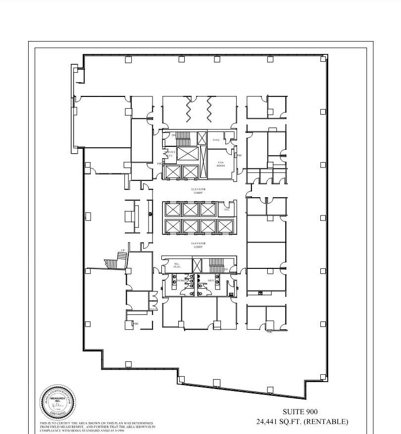 5140 Yonge St, Toronto, ON for lease Floor Plan- Image 1 of 1