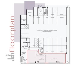 1341 W Gardena Blvd, Gardena, CA for lease Floor Plan- Image 1 of 1