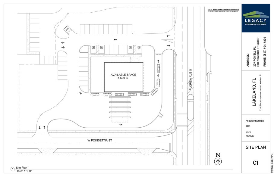 2301 S Florida Ave, Lakeland, FL à louer - Plan de site - Image 2 de 13