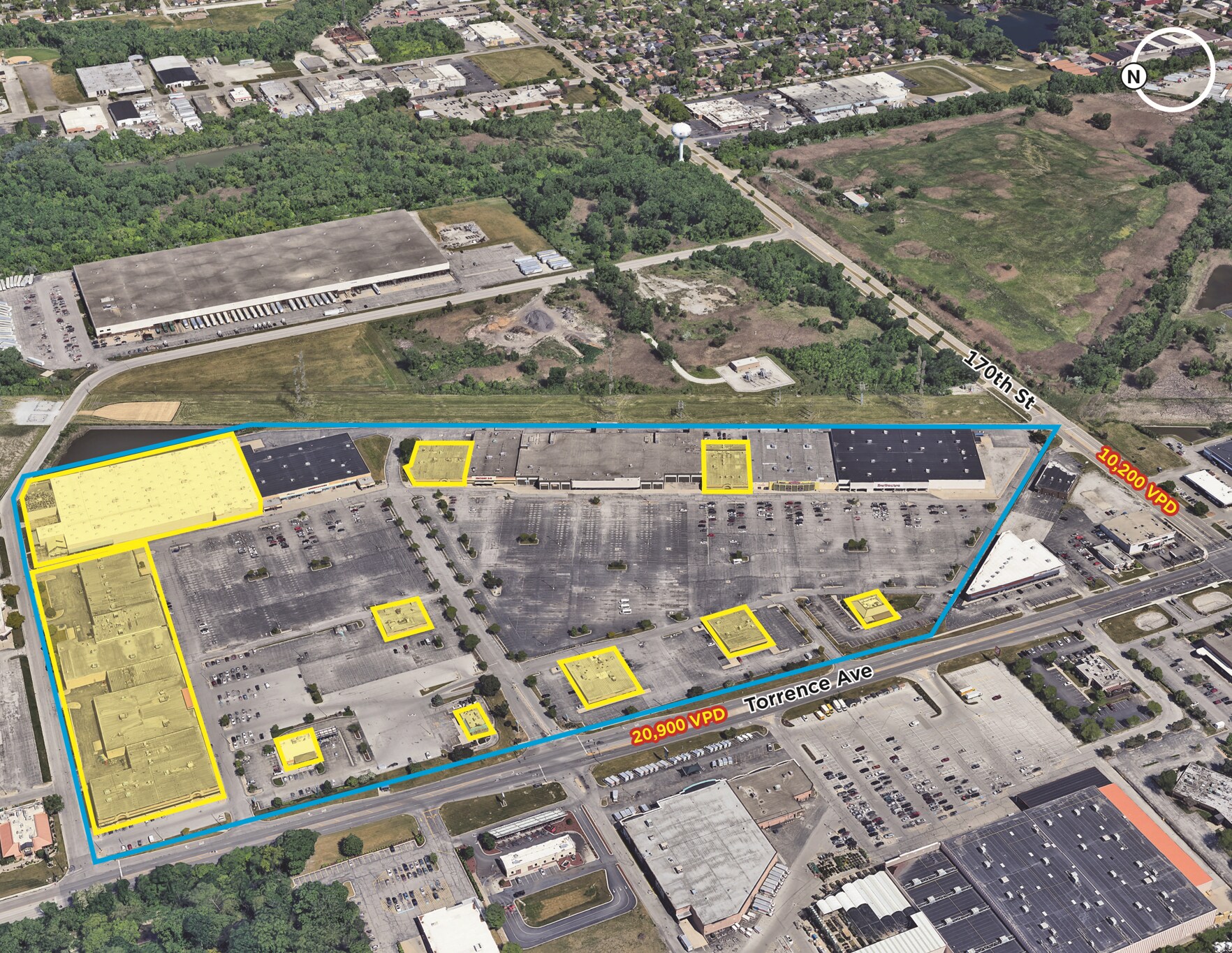 16701-16895 S Torrence Ave, Lansing, IL à vendre Photo du bâtiment- Image 1 de 1