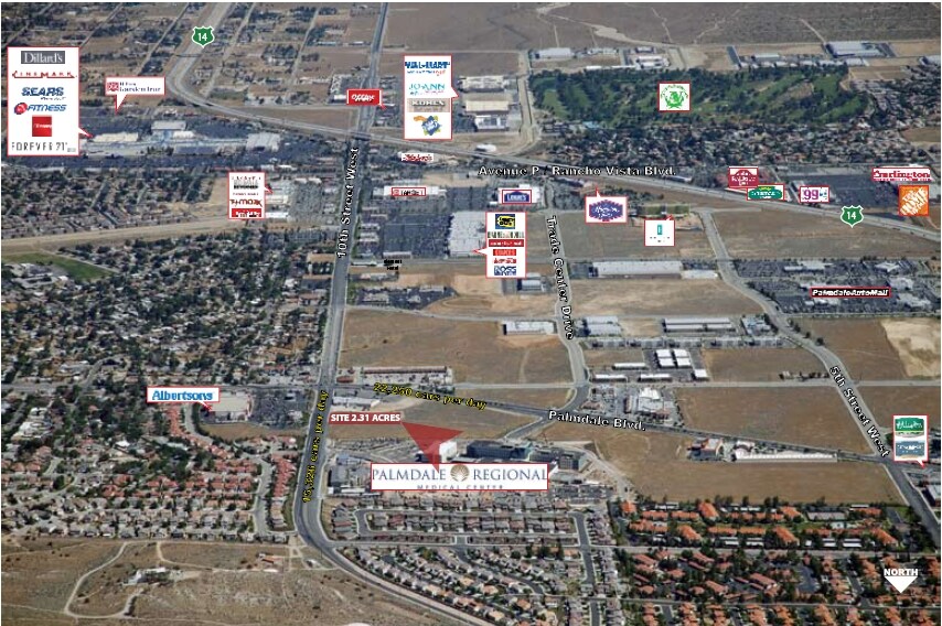 10th St W, Palmdale, CA à vendre - Photo du bâtiment - Image 3 de 7