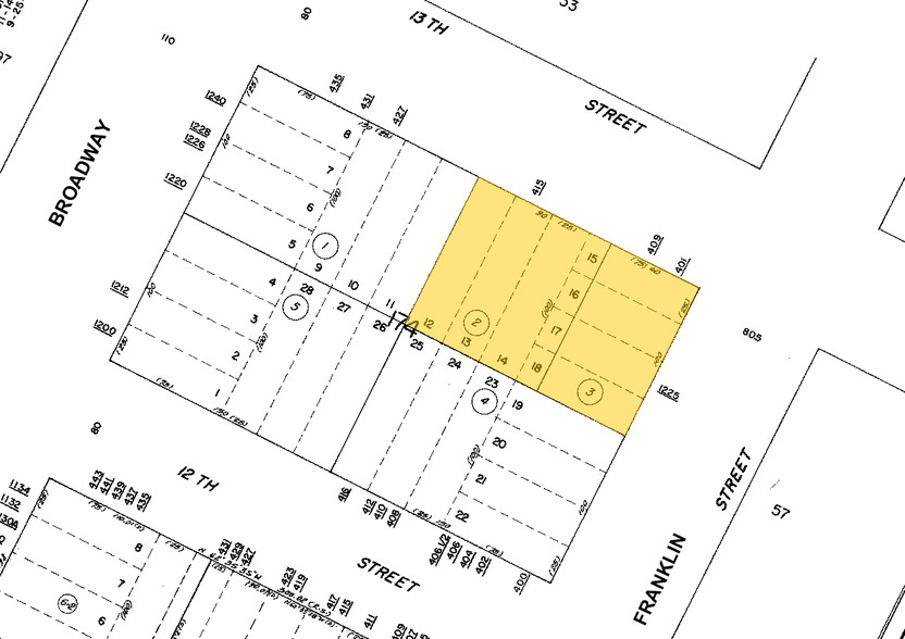 409 13th St, Oakland, CA à louer - Plan cadastral - Image 2 de 17