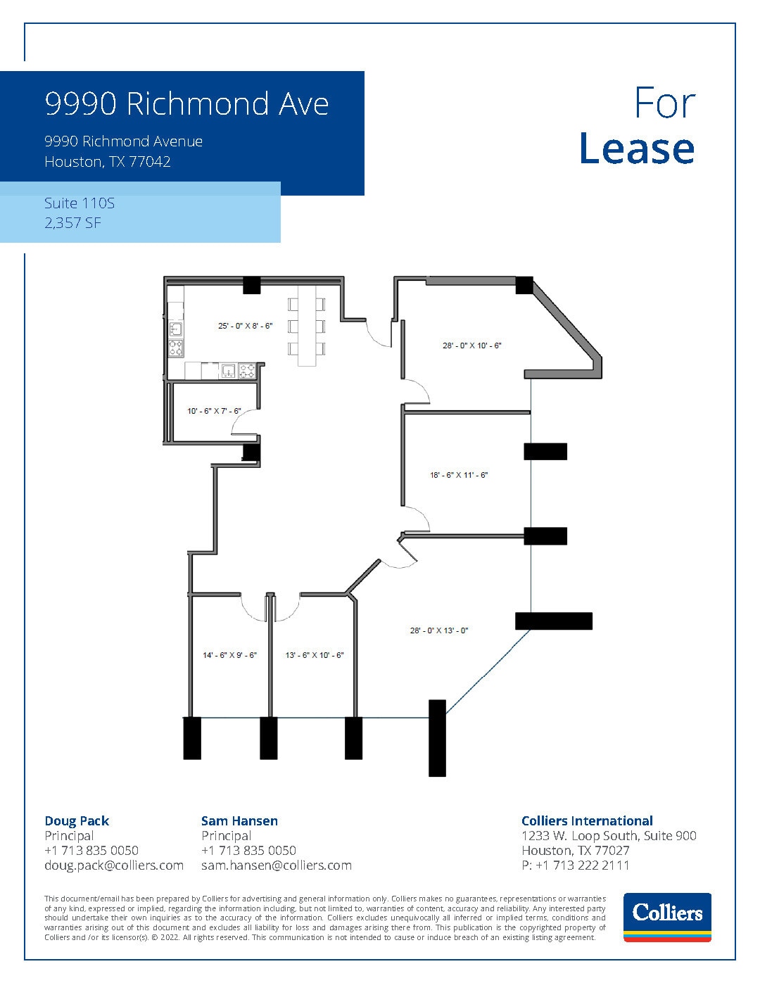 9990 Richmond Ave, Houston, TX for lease Floor Plan- Image 1 of 1