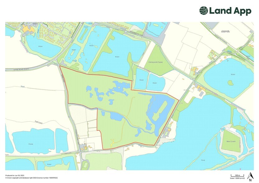 Cotswold Water Park, Ashton Keynes à vendre - Plan de site - Image 3 de 4