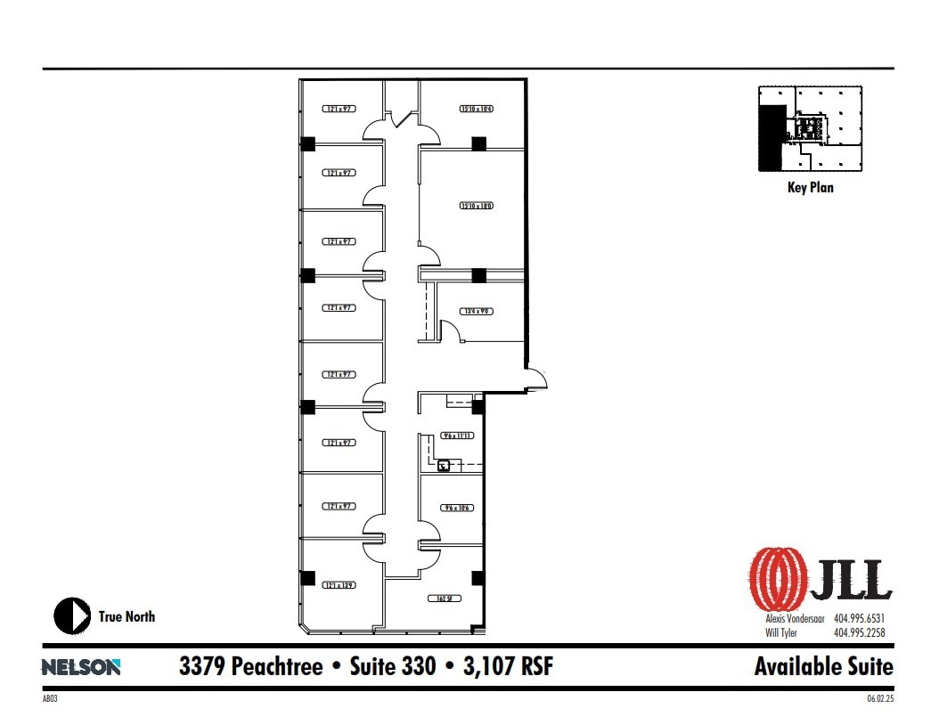 3379 Peachtree Rd NE, Atlanta, GA for lease Floor Plan- Image 1 of 2