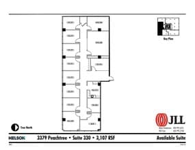 3379 Peachtree Rd NE, Atlanta, GA for lease Floor Plan- Image 1 of 2