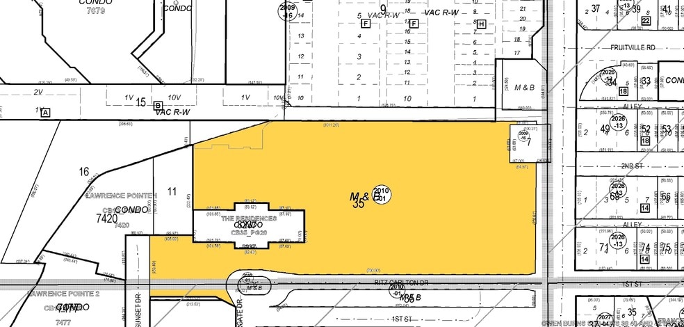 1111 Ritz Carlton Dr, Sarasota, FL for lease - Plat Map - Image 3 of 8