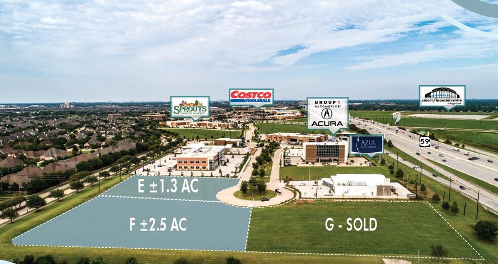 US Highway 59 & University Blvd, Sugar Land, TX for sale - Building Photo - Image 1 of 1