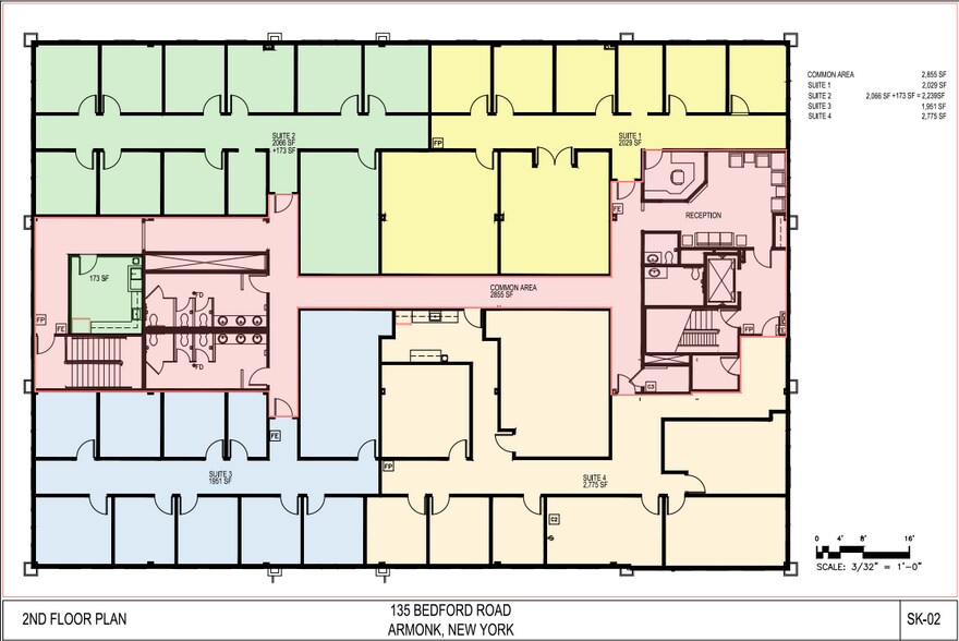 135 Bedford Rd, Armonk, NY à louer - Plan d’étage - Image 2 de 12