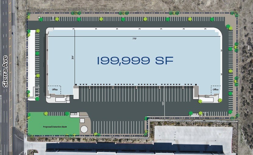 5187 Sierra Ave, Fontana, CA for lease - Site Plan - Image 2 of 2