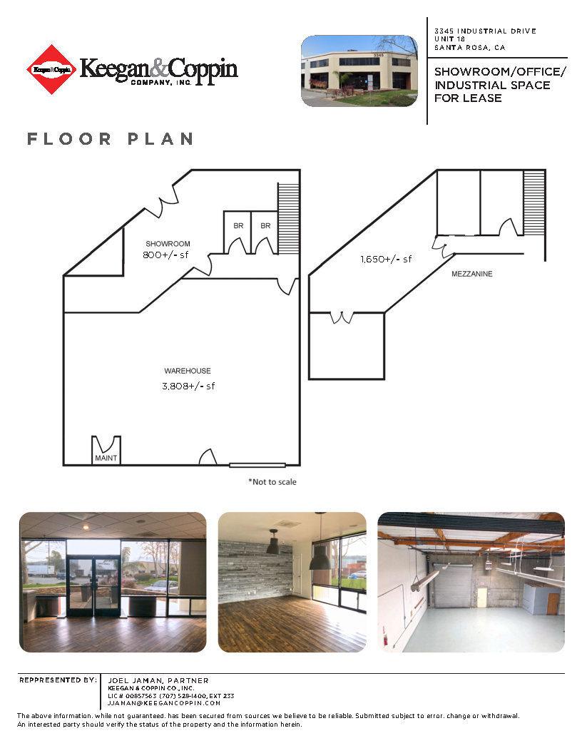 3345 Industrial Dr, Santa Rosa, CA for lease Floor Plan- Image 1 of 17