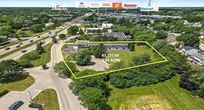 898 S Rand Rd, Lake Zurich, IL - AERIAL  map view - Image1